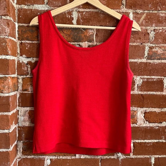 St. John Tops - St. John’s Knit Top - Red - Small/Petite